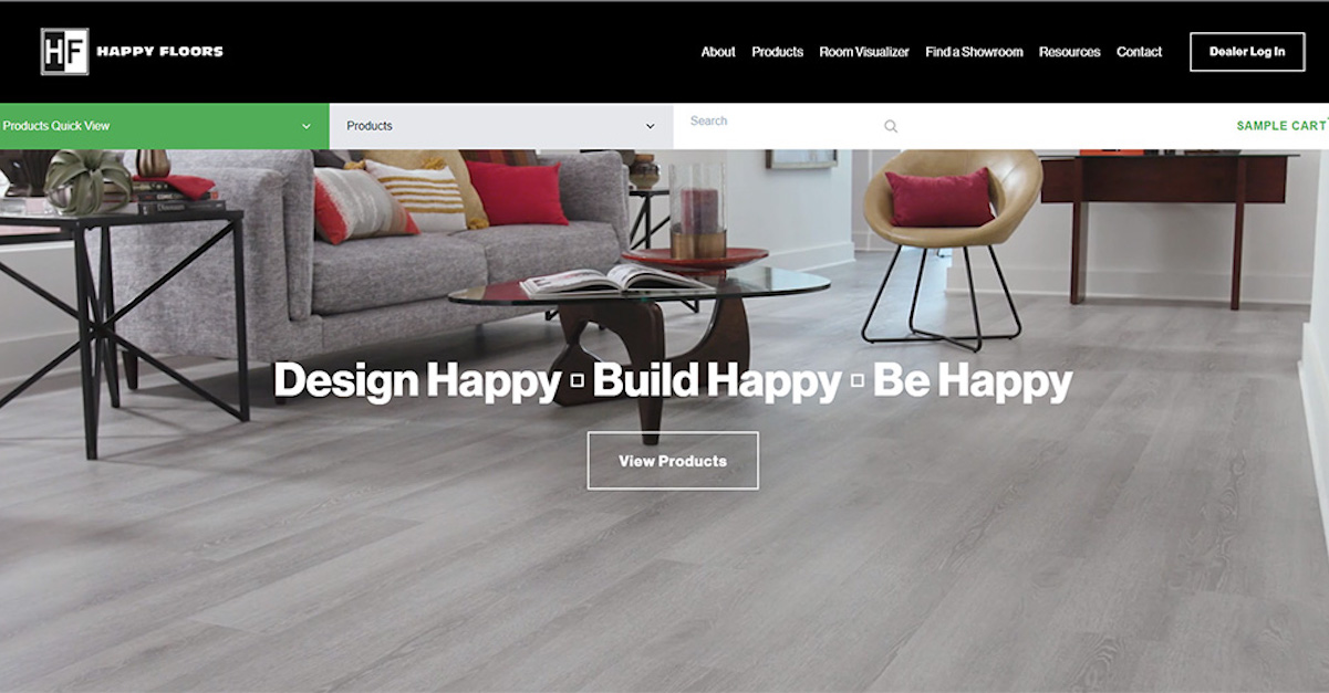 Happy Floors website 